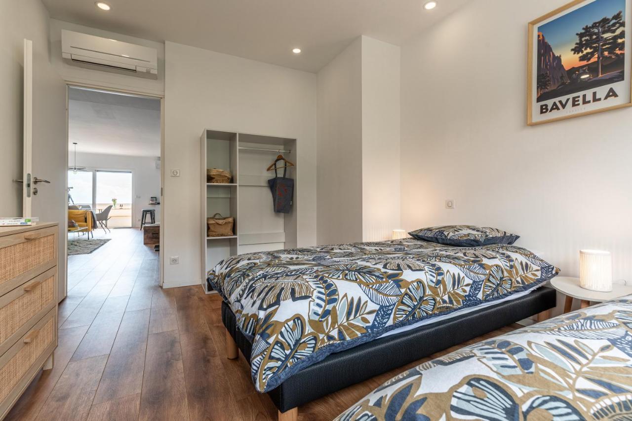 Magnifique Appartement Vue Mer, Spacieux Et Traversant Ajaccio  Bagian luar foto