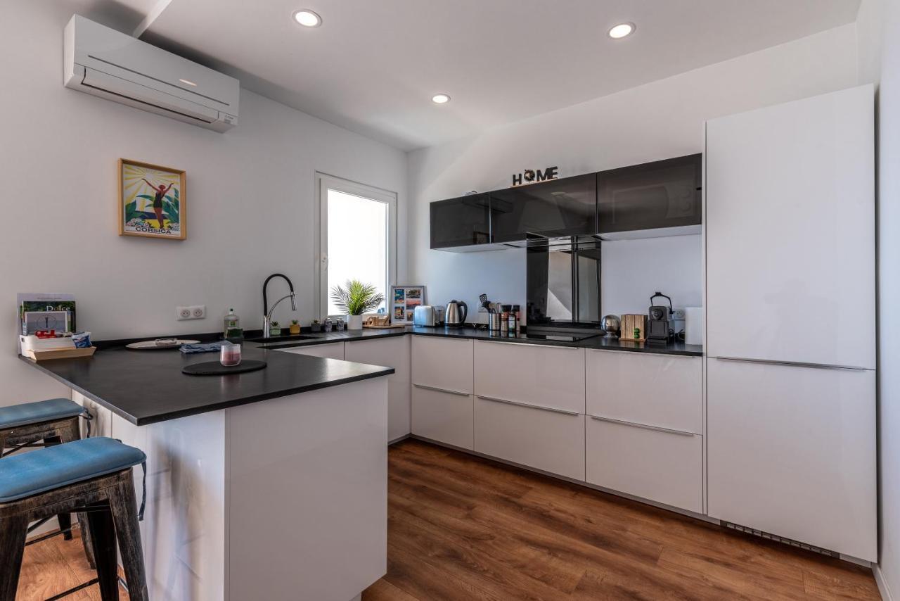 Magnifique Appartement Vue Mer, Spacieux Et Traversant Ajaccio  Bagian luar foto
